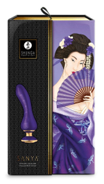 Фиолетовый вибростимулятор SANYA - 18,5 см. (Цвет: фиолетовый)