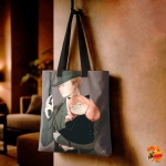 Сумка шоппер с принтом Семья шпиона