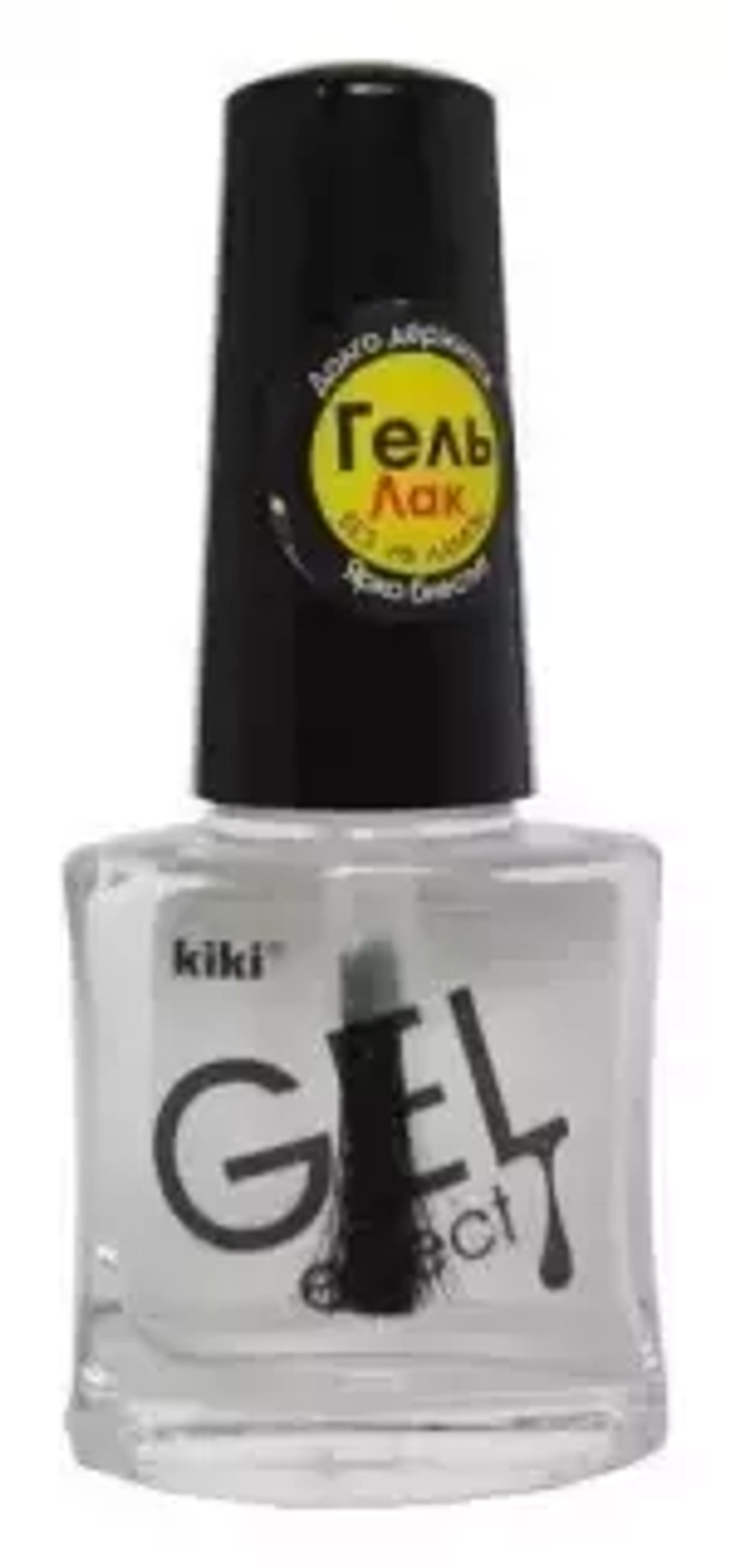 Kiki  лак д/ногтей "GEL EFFECT" №42 (прозрачный) 6мл