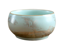 266058 Пиала ЖУЯО "Горы и сады" 8,6*4,5 см, 125мл, фарфор + коробка 266061