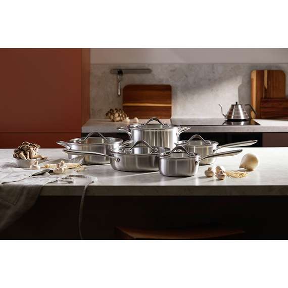 Кастрюля с крышкой 3ply etalon, D24 см, 4 л