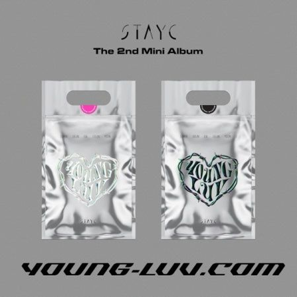 Альбом STAYC - YOUNG-LUV COM 2nd Mini Album 2SET Version