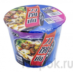 Лапша Даосяомянь с говядиной и маринованными овощами Xian le fu , 111 гр