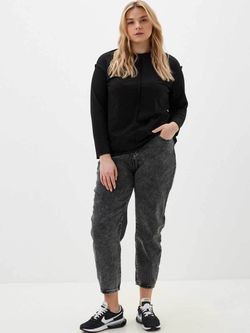 Джинсы больших размеров на молнии