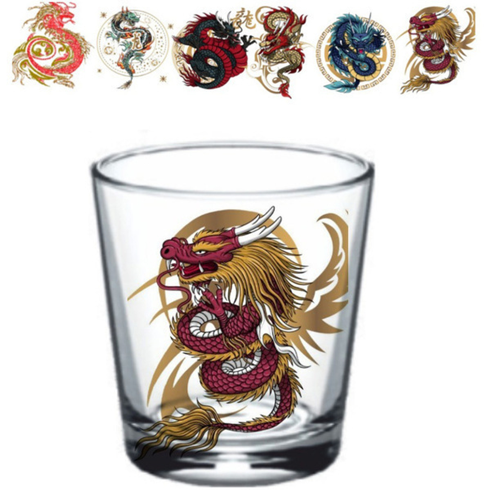 Набор стаканов 3шт 250мл «Античный Китай» 6 видов