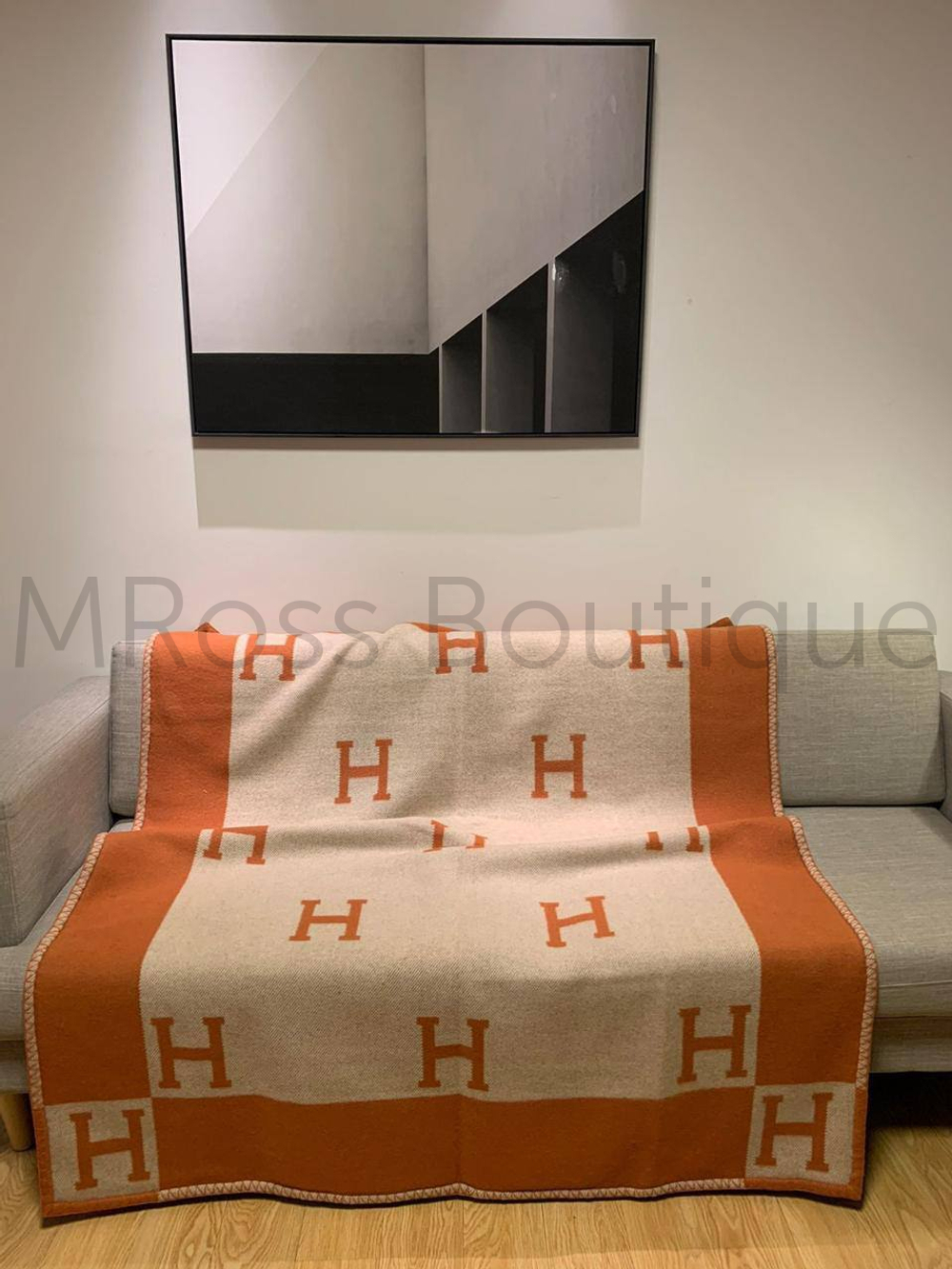 Одеяло плед H Hermes