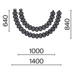 Подвесной светильник Maytoni MOD216PL-L42G3K
