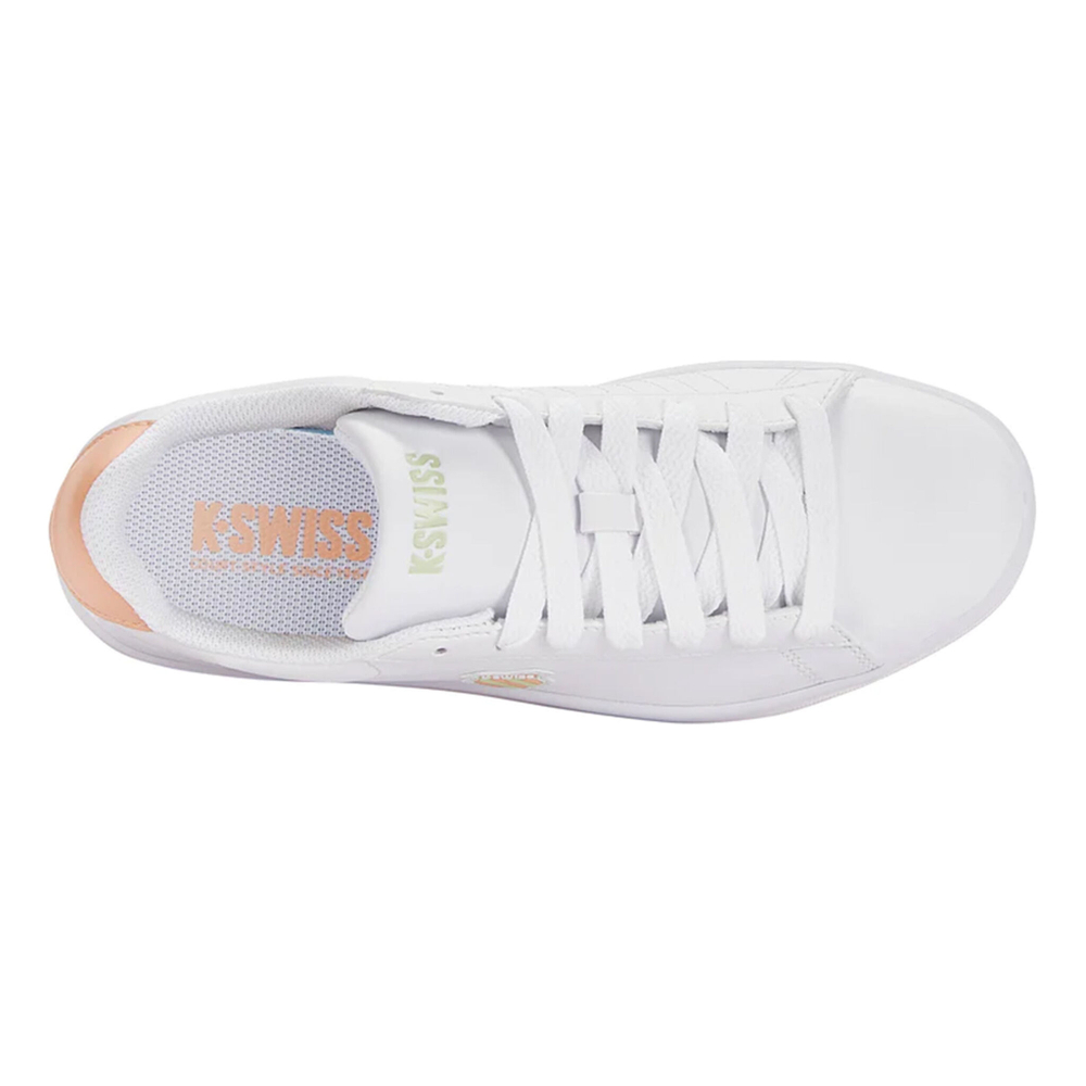 Женские теннисные кроссовки K-Swiss Court Shield Sneakers Women - White, Apricot
