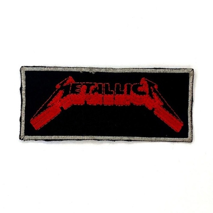 Нашивка Metallica лого объемный