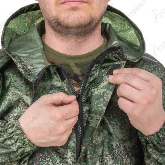 Костюм ветровлагозащитный Походный, цв.КМФ Цифра PU 5000 р.48 (T-KS-VVZ-M-PU 5 001) Helios