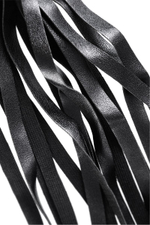 Черно-красный флоггер Anonymo - 45 см. (Цвет: черный с красным)