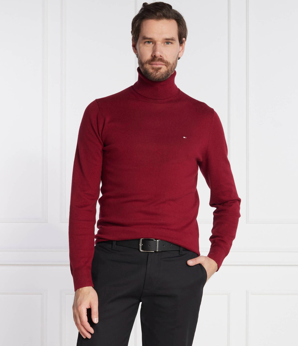 гольф Tommy Hilfiger - бордовый(MW0MW28048)