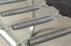 Батут с лестницей и внутренней сеткой 360 см зеленый