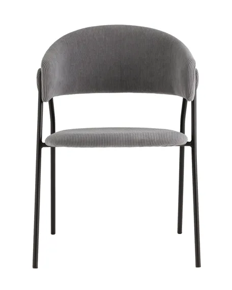 Стул Loop серый вельвет