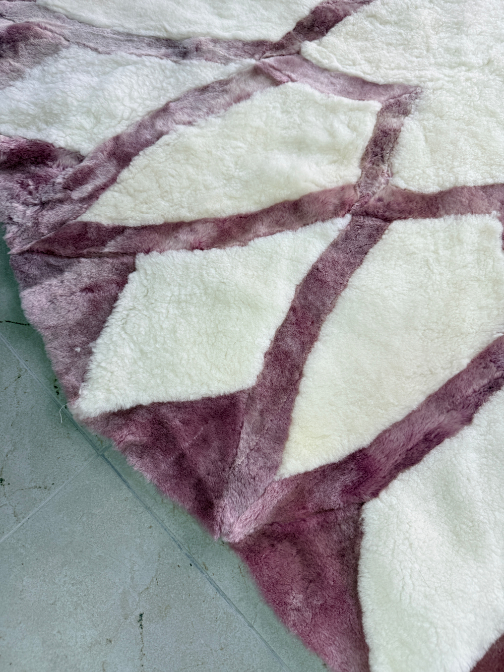 Ковер шкура натуральная овчина меховой