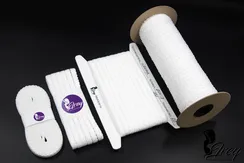 001 641/8 Резинка отделочная Lauma 8 мм, белый 001