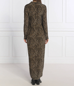 шелковое платье The Kooples - коричневый(FROB25137K)