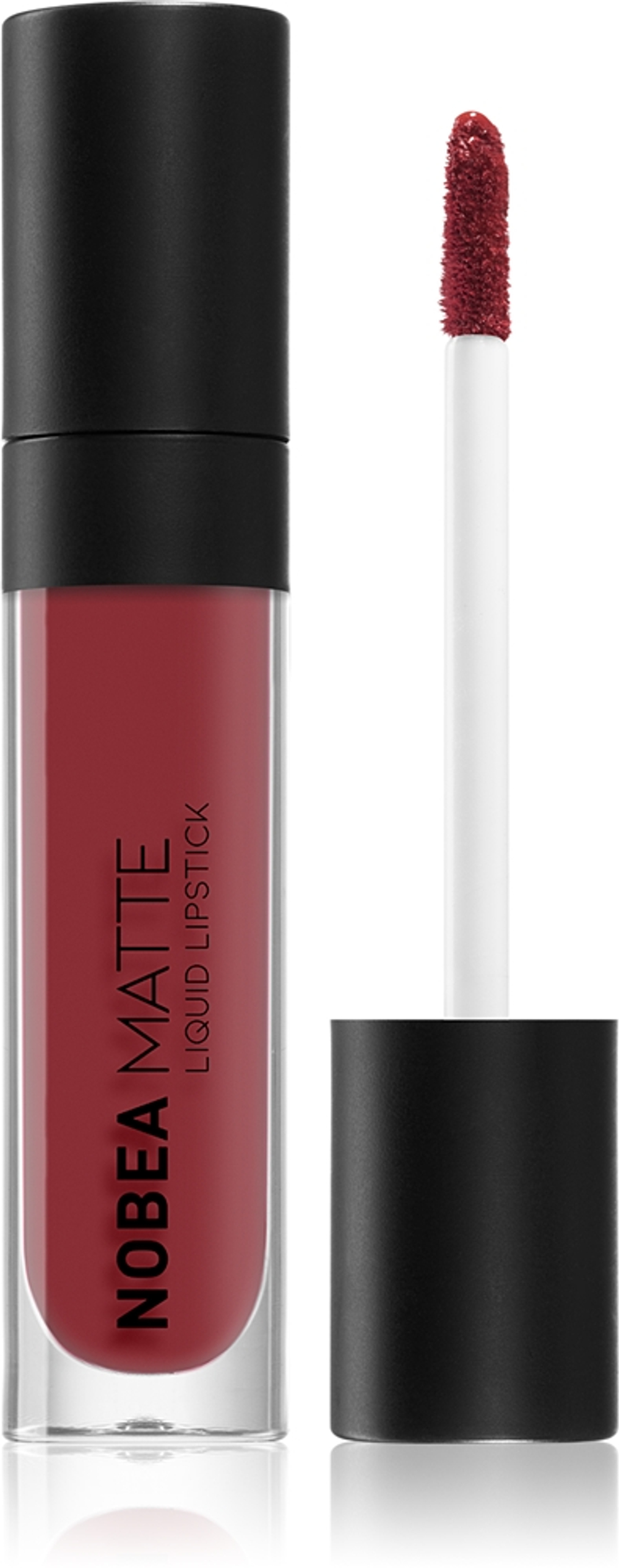 NOBEA Day-to-Day Matte Liquid Lipstick - Матовая жидкая помада оттенок Maroon #M10, 7 ml