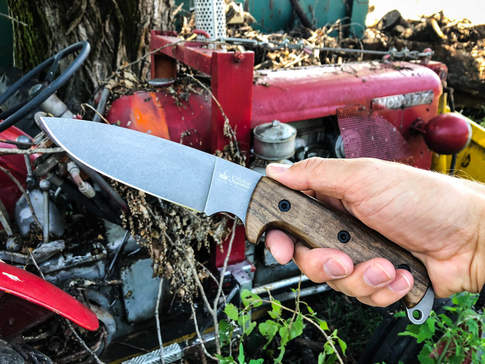 🏆Туристический нож Shark AUS-8 StoneWash