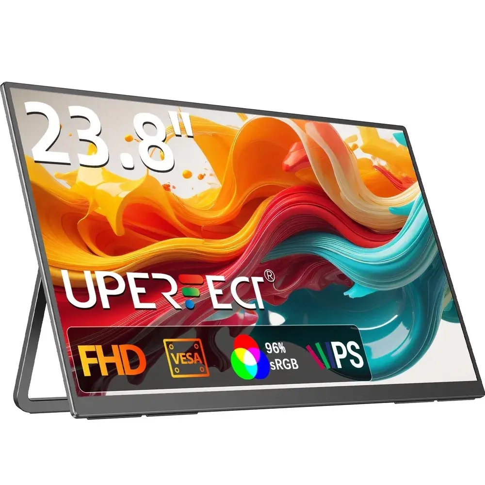 23.8" Портативный монитор с встроенной подставкой Umax 24 FHD IPS 1920х1080, 100 Гц