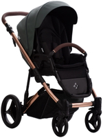 Детская коляска Bebetto Loren Stella Pro 2 в 1 06 т.зеленая кожа