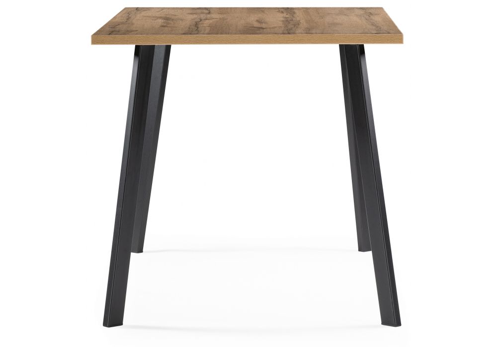 Обеденная группа Эделин латте / дуб вотан / черный матовый