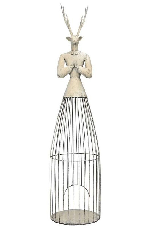 Подсвечник "Олень" 22x18x91см