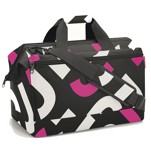 Сумка allrounder l pocket signature bold pink
