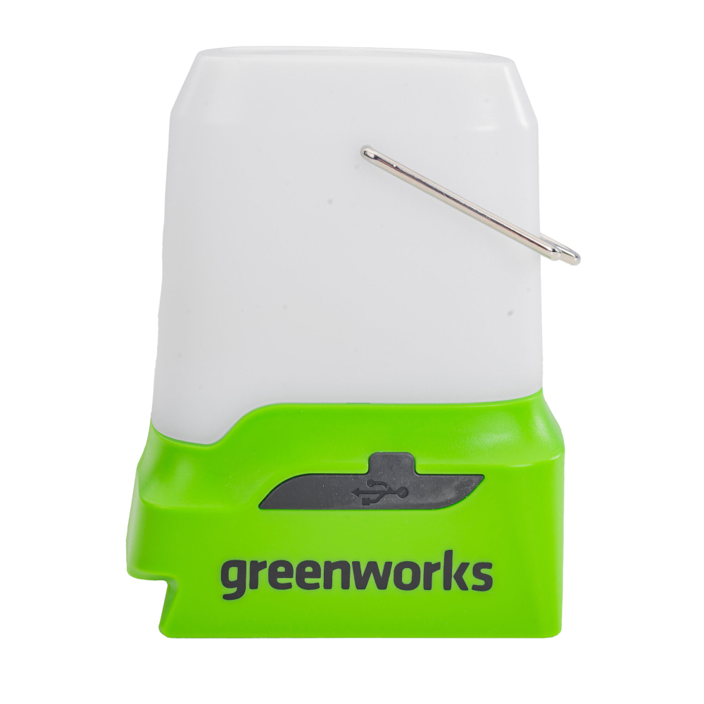 Фонарь аккум. GREENWORKS G24LA500 24В,500/300/100лм,два USB порта,без АКБ и ЗУ (3501007)