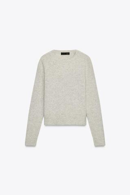 ZARA БАЗОВЫЙ ДЖЕМПЕР ИЗ 100% ШЕРСТИ, ПЕСОЧНЫЙ МЕЛАНЖ