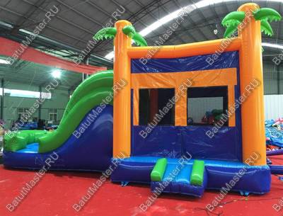 Батут-горка "Отдых на пляже", 6*3*4 м