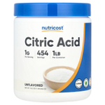 Nutricost, Лимонная кислота, без добавок, 454 г (16,2 унции)
