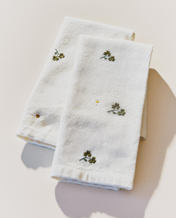 Zara Home столовая салфетка из хлопка, вышивка, 45 45 см (комплект 2 шт.)