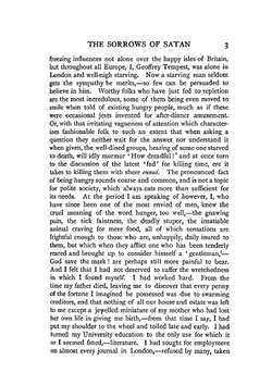 The sorrows of satan or, The strange experience of one Geoffrey Tempest, millionaire. A ROMANCE | M. Corelli
