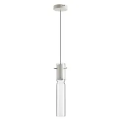 5058/5LB PENDANT ODL24 385 белый/прозрачный/металл/стекло Подвес LED 5W 3000K SCROW