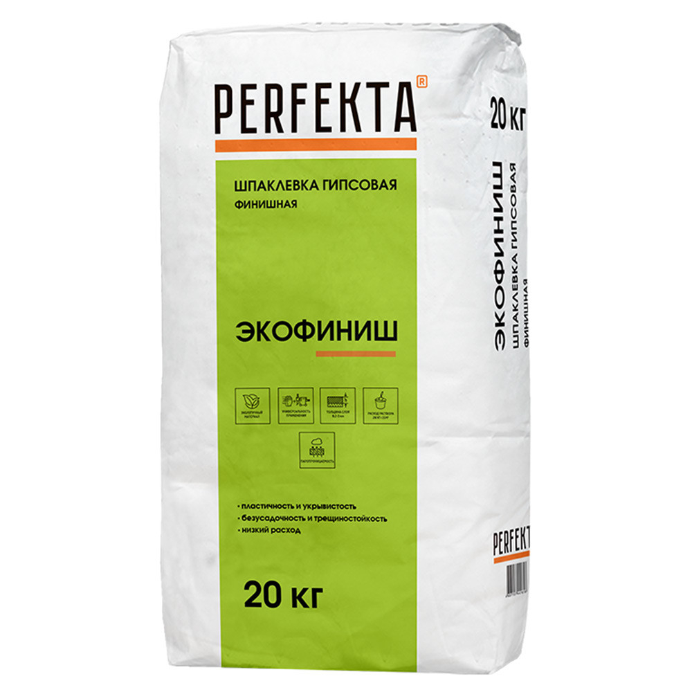 Шпатлевка гипсовая Perfekta Экофиниш 20 кг