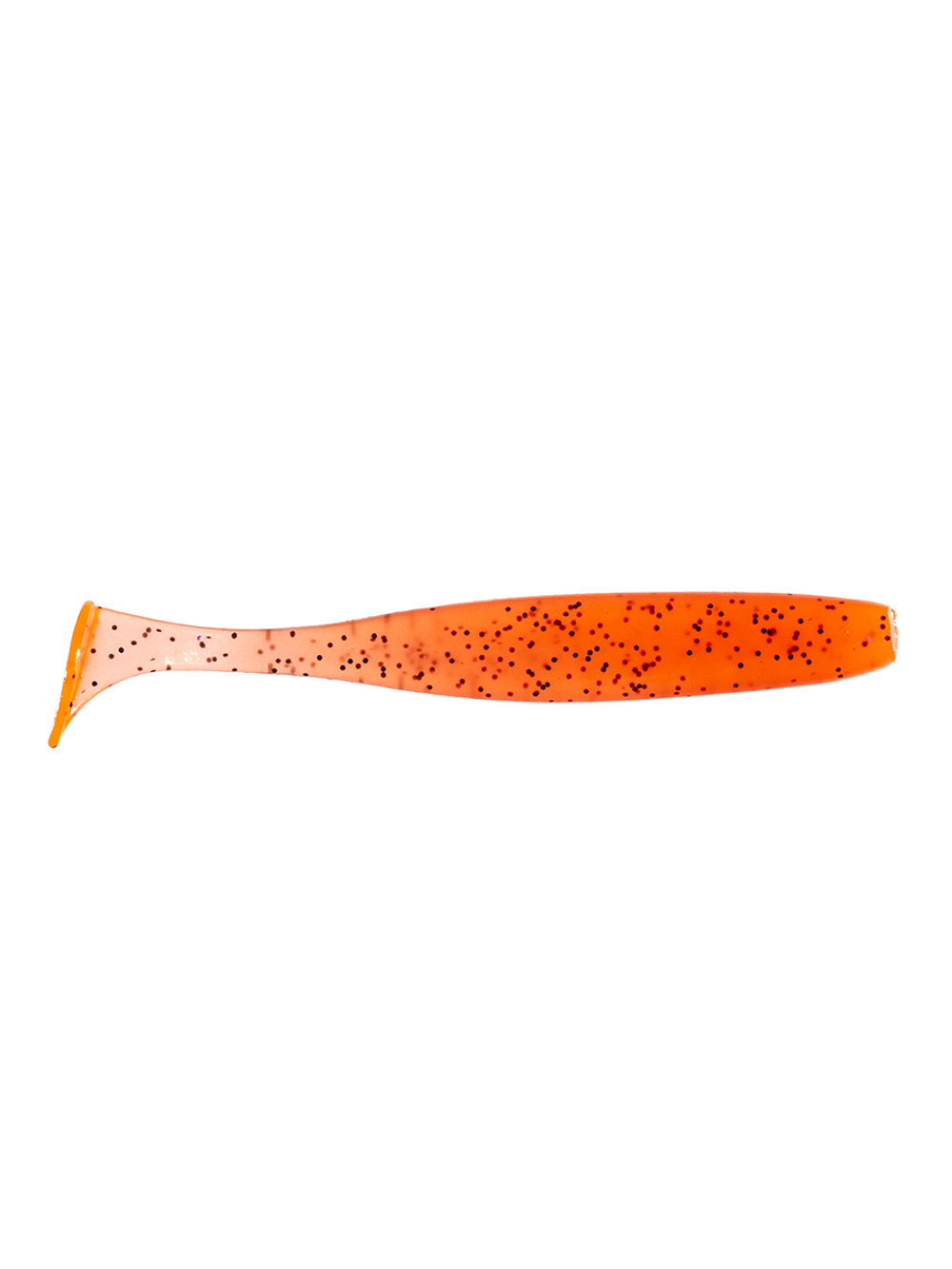 Приманка ZUB-IZI 86мм(3,4")-5шт, (цвет 250) морковный с блестками