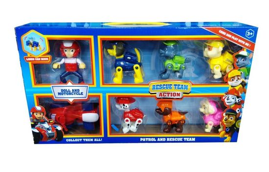 Щ/П Набор 7в1 с райдером на машинке