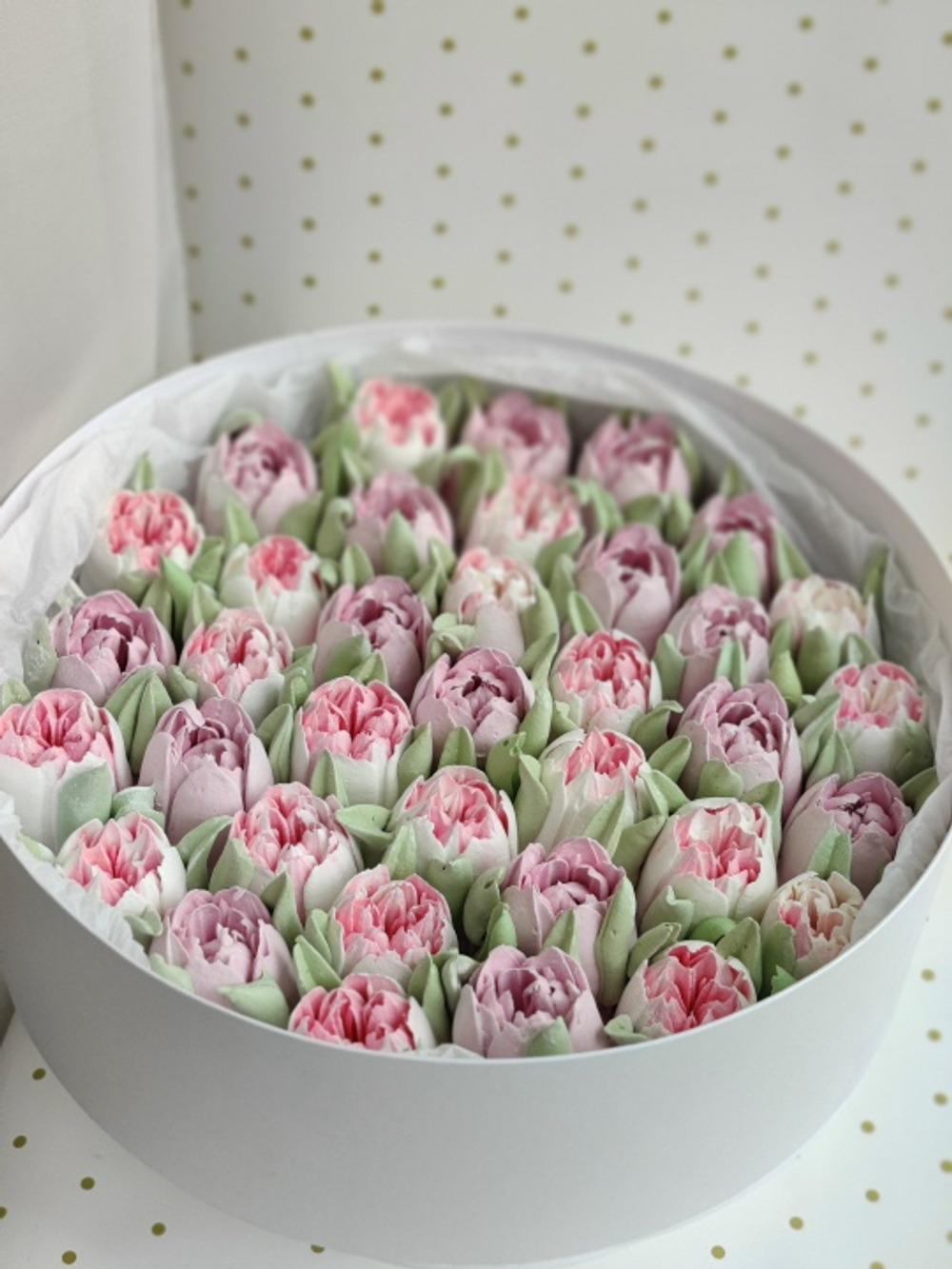 Коробка "Тюльпаны" 30 см