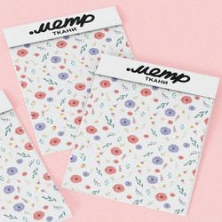 Ткань кулирная гладь прекрасные и сочные цветочки