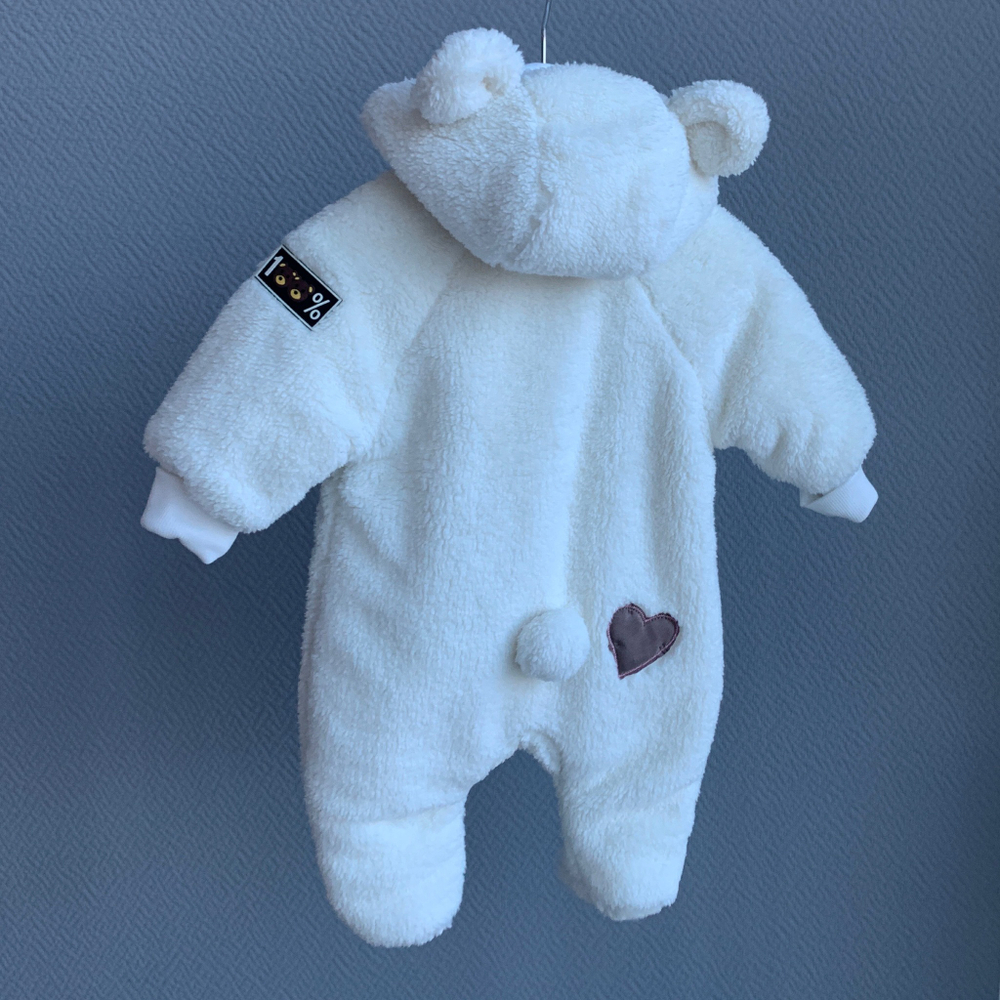 Комбинезон на синтепоне "МИШКА ТОПТЫЖКА" ш973/220 (экрю) (Балу)