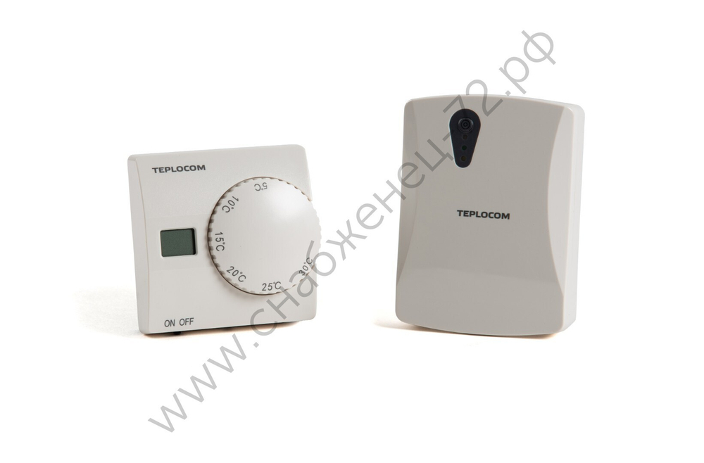 Термостат комнатный Teplocom TS-2AA/3A RF2, беспроводной, реле 250В, 3А