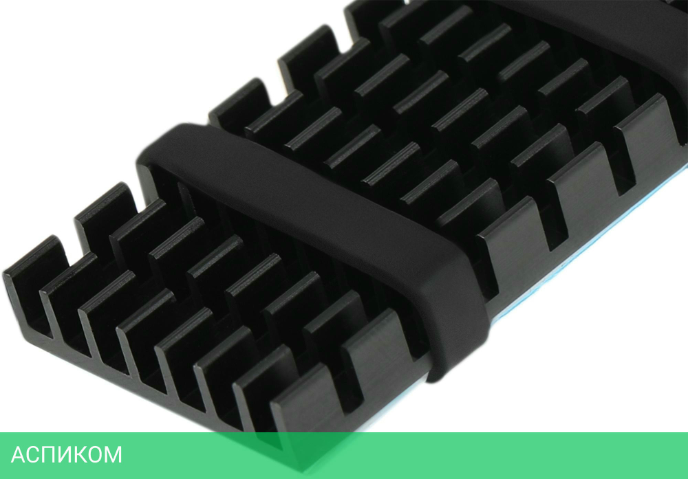 Радиатор для SSD Digma DGRDRM2A Ret черный