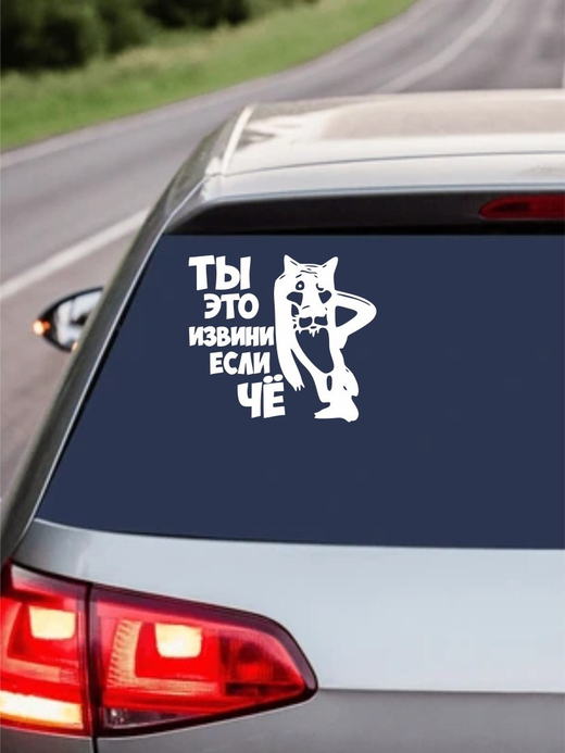 Наклейка на авто №4602