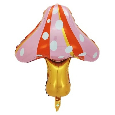 К ФИГУРА Гриб Мухомор розовый 64 см.