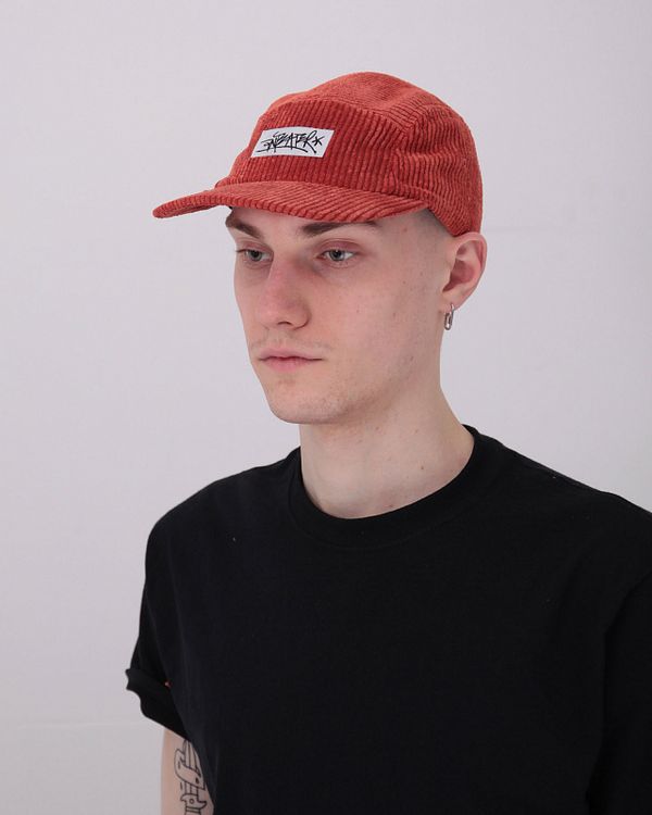 Кепка 5Panel Velvet Терракотовая - фото 1