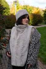 Манишка экомех свакара серый жемчуг