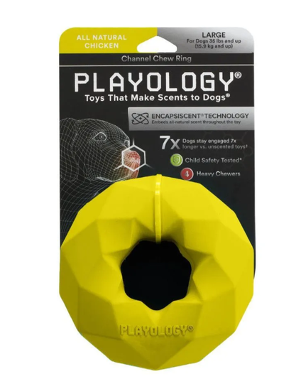Playology жевательное кольцо-многогранник CHANNEL CHEW RING с ароматом Курицы