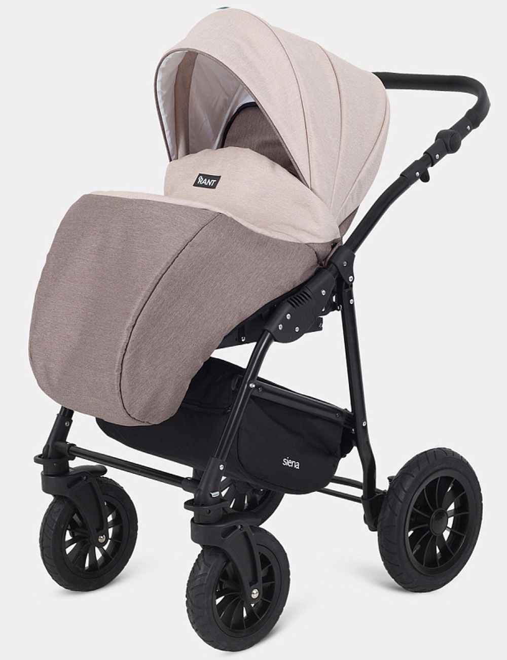 Детская коляска Rant Siena New 2 в 1 09 коричневый-бежевый