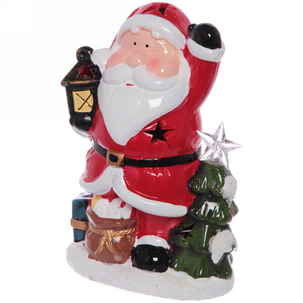 Фигурка с подсветкой Miracle «Дед Мороз с ёлочкой» 20*13 см, микс
